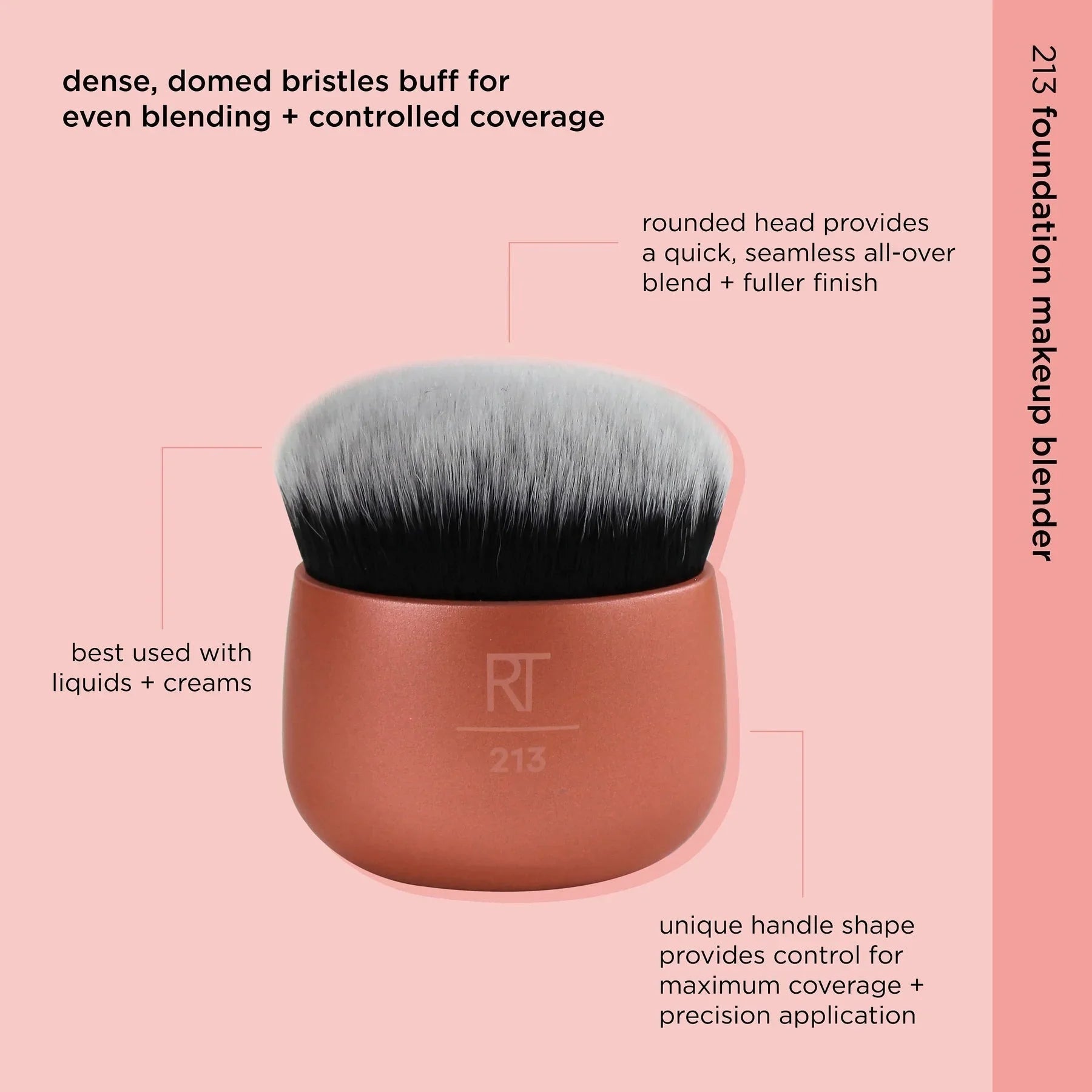 Real Techniques Face Foundation Makeup Blender - 213 Real Techniques Face Foundation Makeup Blender - 213