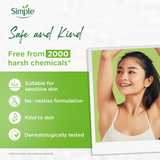 Simple Gentle Care Anti-Perspirant Deodorant Roll On - 45ml