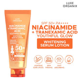 Luxe Organix Niacinamide + Tranexamic Acid Youthful Glow Serum Lotion - 200ml
