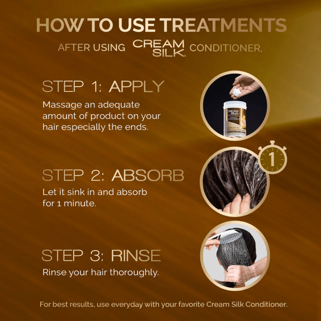 Cream Silk Daily Treatment Keratin Damage Repair - 650ml Cream Silk Daily Treatment Keratin Damage Repair - 650ml