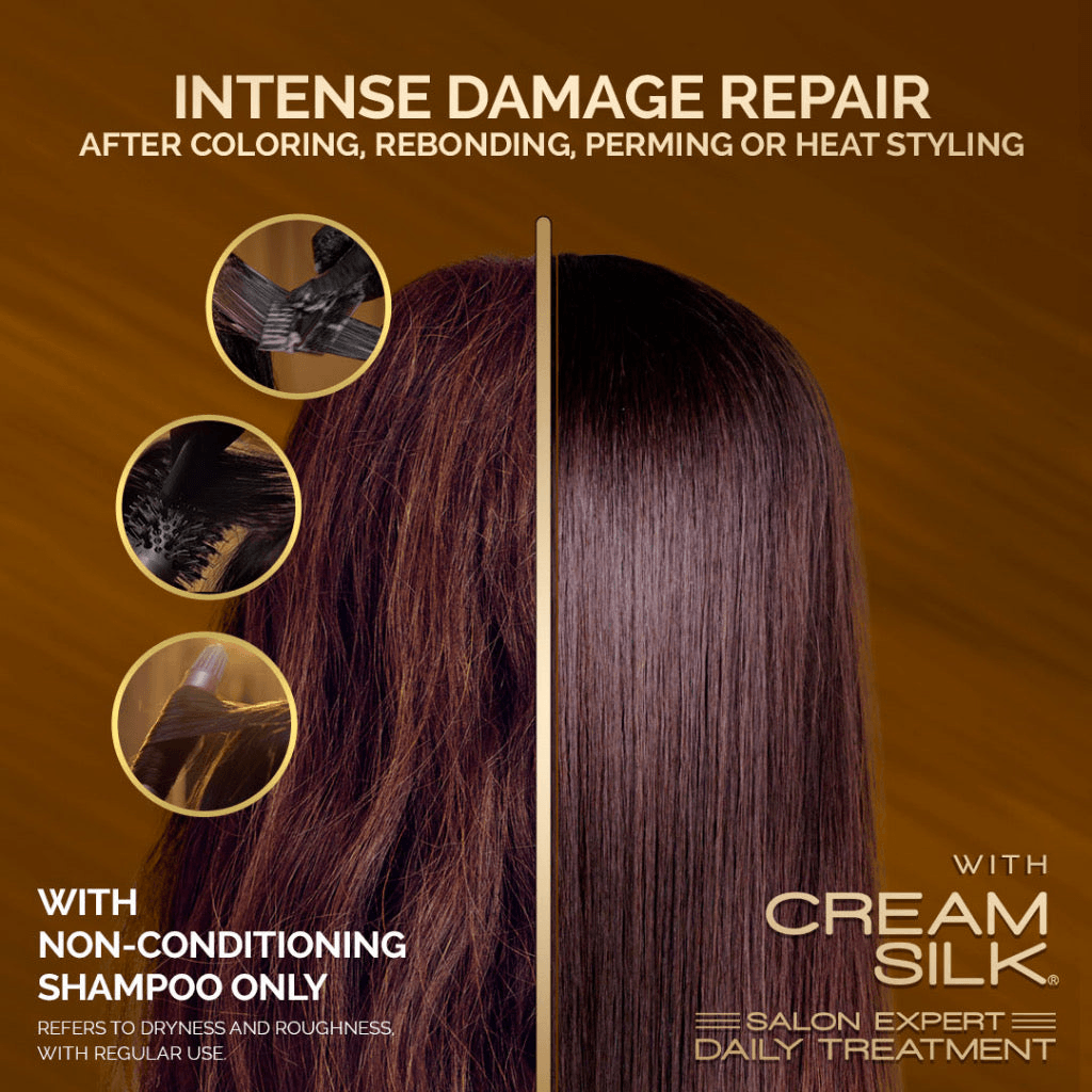 Cream Silk Daily Treatment Keratin Damage Repair - 650ml Cream Silk Daily Treatment Keratin Damage Repair - 650ml