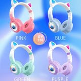 سماعة رأس لاسلكية RGB Light Cat XY-236