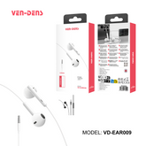 VEN-DENS 3.5mm Wired Earphone VD-EAR009
