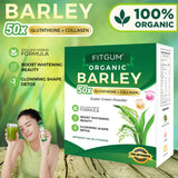 Fitgum Organic Barley Super Green Powder - 3g × 15 Packs