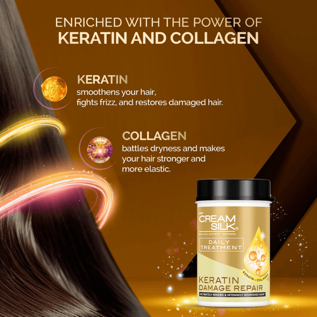 Cream Silk Daily Treatment Keratin Damage Repair - 650ml Cream Silk Daily Treatment Keratin Damage Repair - 650ml