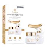 Nourishing Lifting Skincare Set Facial Massager + Cream - GJ7206
