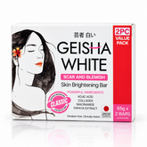 Geisha White Classic Skin Brightening Bar - 65g × 2Pcs