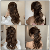 Anti Slip Medium Size Hair Claw Clips - 12 Pcs (KT-403F-424)