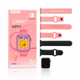 Keqiwear Multi-Function Smartwatch with 3 Straps - KW86 MINI