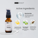 Dermorepubliq 10% Niacinamide + HA Sensitive Skin Formula Serum - 30ml