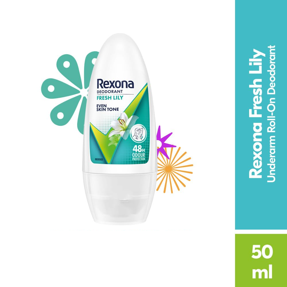 Rexona Fresh Lily Even Skin Tone 48H Deodorant Roll-On - 50ml Rexona Fresh Lily Even Skin Tone 48H Deodorant Roll-On - 50ml