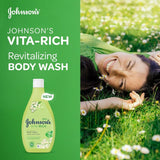Johnson's Vita Rich Body Wash With Aloe Vera & Vitamin E - 400ml+250ml