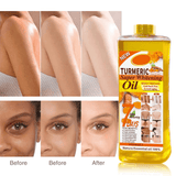 زيت إصلاح الجسم الفائق التبييض بالكركم الذهبي - 1000 مل
