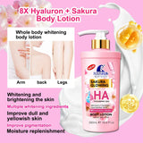Roushun Sakura Glowing HA Body Lotion - 500ml