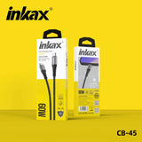 inkax 60W Fast Charging Data Cable Type C To C CB-45