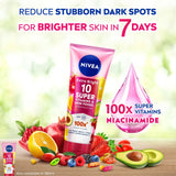 Nivea Extra Bright 10 Super Vitamins & Skin Foods Serum - 320ml