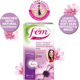Fem USA Bikini & Underarms Wax Strips For Normal Skin - 20Pcs