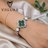 ساعة يد نسائية فاخرة من VIGUER بتصميم فريد - V1873L
