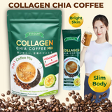 Fitgum Collagen Chia Coffee Mix - 12g x 10 Sachets