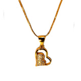 Unique Design Golden Stainless Steel Necklace with pendant - FJ4214