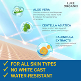 Luxe Organix Aqua Daily Sunscreen SPF 50+ PA+++ - 50ml