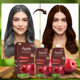 Apple Ammonia Free Dark Brown Hair Color Cream 96H - 500ml+500ml