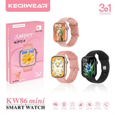 Keqiwear Multi-Function Smartwatch with 3 Straps - KW86 MINI