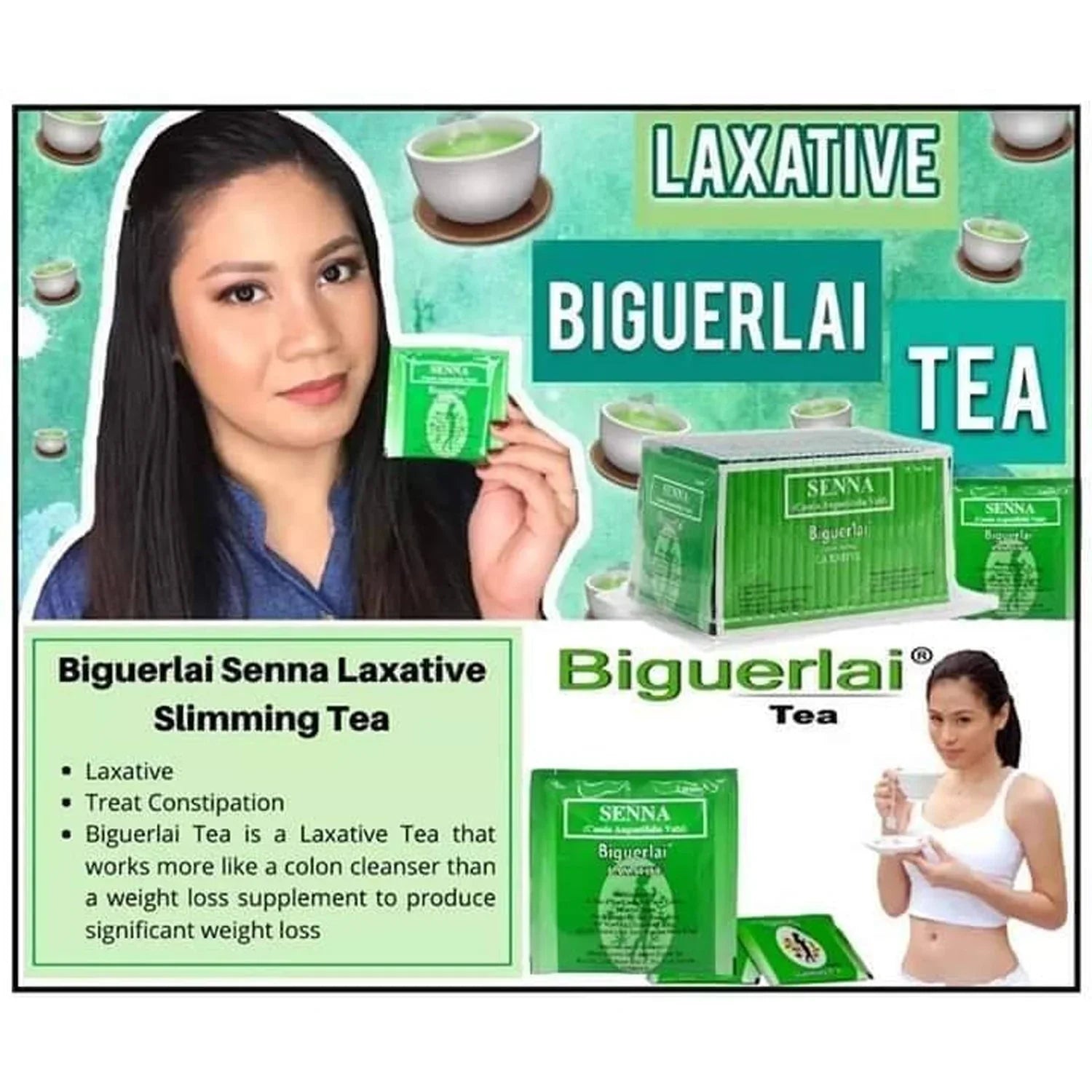 Biguerlai Senna Laxative Herbal Tea - 25's Pack Biguerlai Senna Laxative Herbal Tea - 25's Pack