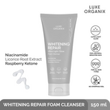 Luxe Organix Brightening Repair Ultra Light Glow Foam Cleanser - 150g