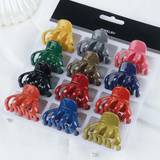 Unique Design Hair Claw Clips - 12 Pcs (C106)