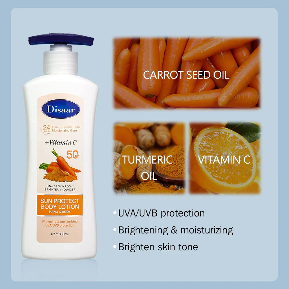 لوشن ديسار للجسم بفيتامين سي SPF50 للحماية من الشمس - 330 مل لوشن ديسار للجسم بفيتامين سي SPF50 للحماية من الشمس - 330 مل