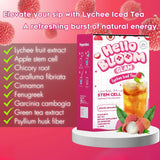 Hello Bloom Glam Lychee Iced Tea Juice Drink - 10s × 18g (180g)