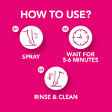 Nair Hair Removal Spray Rose Fragrance - 200ml