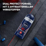 Nivea Men Dry Impact Dual Protect 48H Deodorant Roll-On - 50ml
