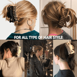 Women Large Non-slip Hair Claw Clips - 6 Pcs (KT-047B-1023)