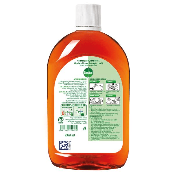 Dettol Antiseptic Liquid - 550ml Dettol Antiseptic Liquid - 550ml