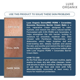 Luxe Organix PDRN + Ceramides Exosome Recovery Barrier Cream Balm - 30g