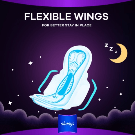 Always Clean & Dry Maxi Thick Night Sanitary Pads - 24Pcs Always Clean & Dry Maxi Thick Night Sanitary Pads - 24Pcs