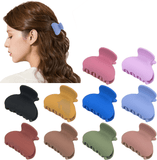 Unique Design Hair Claw Clips - 12 Pcs (C107)