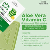 Luxe Organix Aloe Vera Vitamin C Natural Soap - 135g
