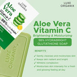 Luxe Organix Aloe Vera Vitamin C Natural Soap - 135g