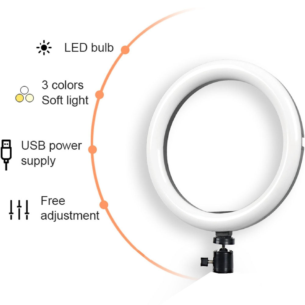 Ring Fill LED Selfie Beauty Light 26CM DX-260 Ring Fill LED Selfie Beauty Light 26CM DX-260