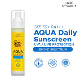 Luxe Organix Aqua Daily Sunscreen SPF 50+ PA+++ - 50ml