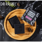 Dr.Rashel Black Soap Collagen & Charcoals Deep Cleansing - 100g