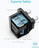 شاحن Anker PowerPort Mini الأصلي ثنائي المنفذ USB-A - A2620