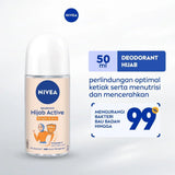 Nivea Hijab Active Bright & Dry Deodorant Roll-On - 50ml