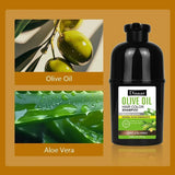 Disaar Olive Oil Hair Color Shampoo Natural Brown - 240ml