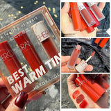 ملمع شفاه هيروناج دافئ ملون - مجموعة من 3 قطع