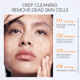 منظف ومقشر منعش بحمض الساليسيليك من سكين إيفر - 75 مل