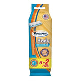 Personna Body Razor 6 + 2 Free
